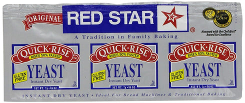 Red Star Quick Rise Yeast, 3/4-Ounce (Pack of 9)...