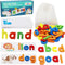 FLYINGSEEDS See and Spell Learning Toys, CVC Word Builders with Sight Words Flash Cards Kindergarten, Educational Toys for Toddler 2 3 4 Year Old ...