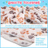 4 Pcs Pet Blanket Dog Puppy Blanket Paw Print Fleece Blanket for Small Medium Pet Dog Cat Warm Soft Sleep Mat Guinea Pig Cage Liners Blanket (Whit...