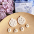 Keoker Mini Lavender Polymer Clay Earrings Molds -Mini petals Polymer Clay Cutters and Molds, Perfect for Jewelry Making and Earring Lovers, Mini ...
