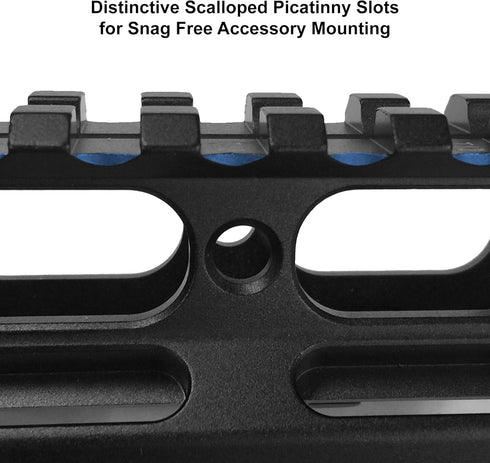 UTG Super Slim Picatinny Riser Mount, 1" Height, 13 Slots , Black...