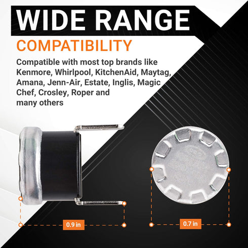 (2023 Update) 661566 Dishwasher High Limit Thermostat by BlueStars - Exact Fit for Whirlpool & Kenmore Dishwashers - Replaces WP661566 3371618 W10339474 AP6010246 PS11743423 AP6010246