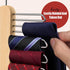 Tie Hanger, Rust Resistant Wooden Necktie Organizer with 20 Swivel Hooks, 360 Degree Rotation, Space Saving, Ideal for Closet Storage...