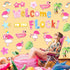 HOWAF 56pcs Flamingo Cutouts, Hawaii Flamingo Themed Welcome Paper Cut Outs with Dot Glues for School Classroom Bulletin Board Decoration, Summer ...