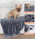 Luciphia 1 Pack 2 Pet Blankets for Dogs Cats, Fleece Print Dog Cat Blankets for Small Medium Large Puppy Kitten, Dot Grey White Medium(30x20 inch)...