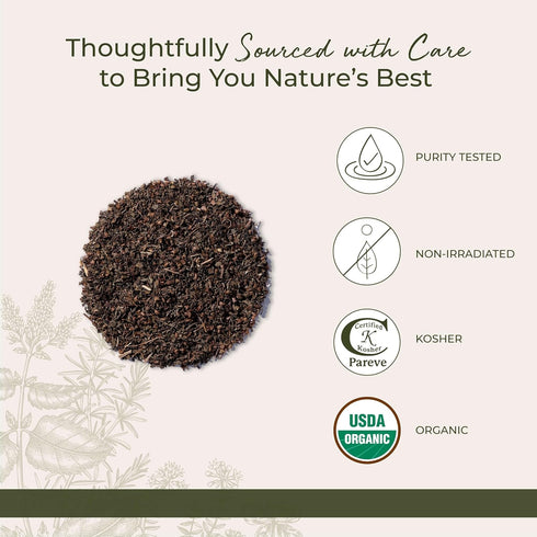 Starwest Botanicals Organic Tulsi Holy Basil - Dried Loose Leaf Herb for Tea & Cooking, Pure & Natural Ocimum Tenuiflorum (Rama), Cut & Sifted, Ce...