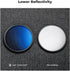 K&F Concept 58mm Circular Polarizer Filter with Lens Cap Cleaning Cloth Optical Glass Ultra Slim 18 Multi-Layer Coatings Polarizing Filter for Cam...