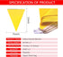 100 Feet Solid Yellow Pennant Banner Flags String Triangle Bunting Flags,Decorations for Grand Opening,Birthday Party,Festival Celebration...