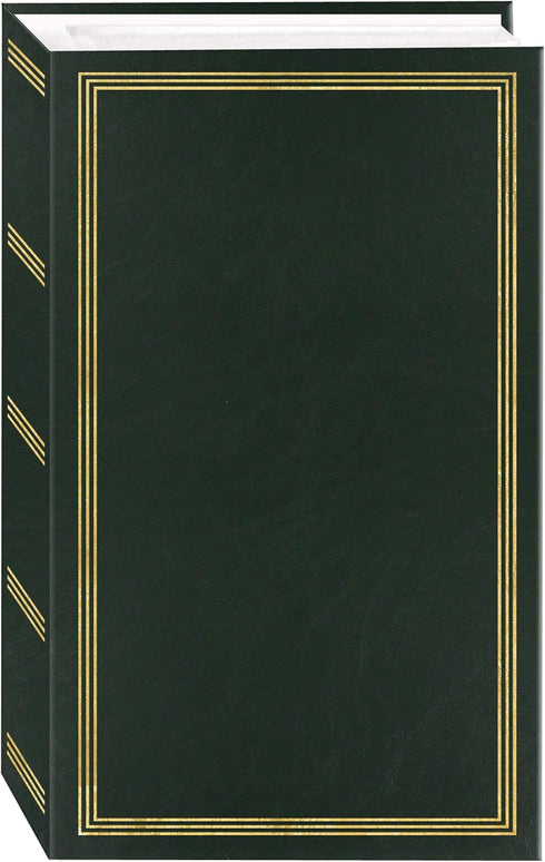 3-Ring Photo Album 504 Pockets Hold 4x6 Photos, Hunter Green...
