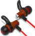 Symphonized NRG Bluetooth Wireless Wood in-Ear Noise-isolating Headphones, Earbuds, Earphones with Mic & Volume Control (Red)...
