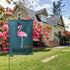 Mr.Tom Flamingo Halloween Garden Flag 12x18 inch Double Sided Yard Flag Halloween Decorations Outdoor Holiday Decor Halloween Party Home Garden De...