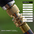 PLG ¾ Inch GHT Solid Brass Garden Hose Quick Connect Fittings,2 Male+2 Female...