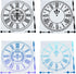 GORGECRAFT 4 Sets 12x12 inch Schoolhouse Clock Face Stencil Reusable DIY Farmhouse Home Decor Artists Gift for Craft Painting on Wood Canvas Paper...