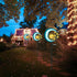 Solar Outdoor Garden Lights - Solar Powered Pathway Lights Outdoor Decorative Lights Waterproof Crackle Glass Globe Led Landscape Lighting for Pat...