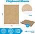 25 Chipboard Sheets 5 x 7 inch - 22pt (Point) Light Weight Brown Kraft Cardboard for Scrapbooking & Picture Frame Backing (.022 Caliper Thick) Pap...