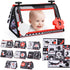 Baby Mirror Tummy Time Toys: 3 in 1 Black White High Contrast Baby Mirror with Book & Mat Montessori Toy for 0 3 6 9 12 Months Newborn Gifts for B...