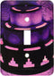 3dRose LLC lsp_64905_1 A Wall Sconce Light In Purple All Lit Up Single Toggle Switch...