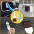 Air Conditioner Condenser Fin Cleaning Brush 3 Pieces,Stainless Steel Straightener Coil Comb Brush,Refrigerator Coil Cleaning Whisk Brush Tool Set...
