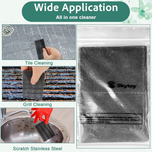 Flexible Scrubbing Screen for Household Cleaning Toilet Ring Remover 5.5 x 4 Inch Flexible Scouring Mesh Pad Abrasive Grit Cleaning Screen for Rem...