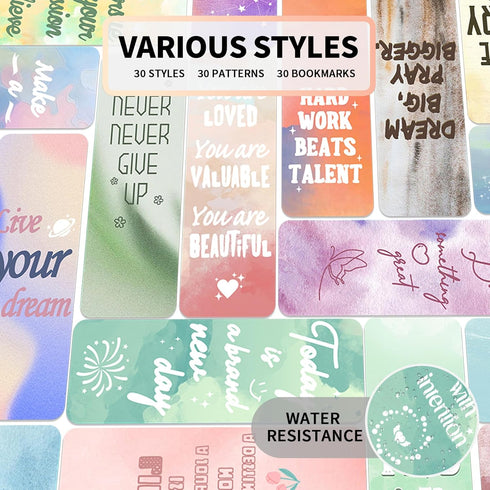 Bookmarks, 30 PCS Bookmark, Bookmarks for Women Men Kids, Book Markers for Reading, Bookmarks for Book Lovers, Cute Bookmarks, Book Marks, Book Ma...