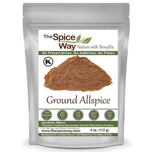 The Spice Way Allspice - ground (4 oz) a multipurpose berry powder for curries, sauces, soups and even pastries...