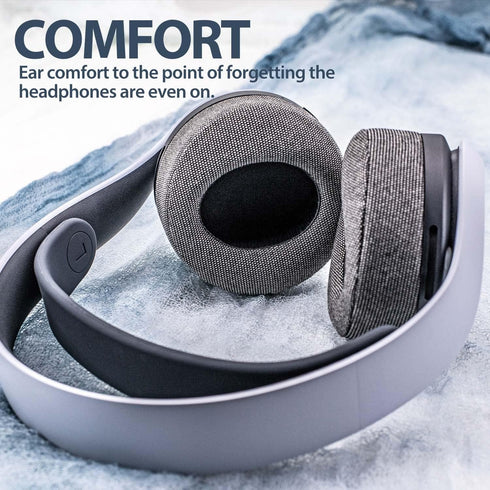 PS5 Earpads Replacement Ear Pads for Playstation 5 Pulse 3D PS5 Headset - PS5 Ear Cushions/Ear Cups (Gray Fabric)...