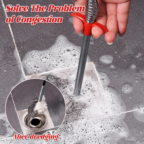 2 Pack Flexible Plumbing Grabber Claw Pick Up Reacher Tool,Sewer Cleaning Hook,4 Claws Bendable Hose Pickup Reaching Assist Tool for Litter Pick, ...