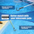 Pool Hook for Robotic Pool Cleaner, ABS Pool Hooks for Poles, Pool Pole Hooks for Cordless Pool Vacuum for above Ground Pool, Suitable for Telesco...