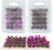 Woohome Flower Cluster Flower Vegetation Groups Grass Tufts Miniature Static Scenery for DIY Architecture Building Model Railway Train Diorama Gar...