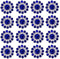 50 pcs Rhinestone Embellishments Crystal Decoration Brooch Button Flatback DIY Craft for Flower Headband Dress Accessory 14mm (Blue)...