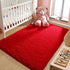 LOCHAS Ultra Soft Indoor Modern Area Rugs Fluffy Living Room Carpets for Children Bedroom Home Decor Nursery Rug 3x5 Feet, Red...