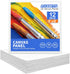 FIXSMITH Canvas Boards for Painting 8x8 Inch, Super Value 12 Pack White Blank Canvas Panels, 100% Cotton Primed, Painting Art Supplies for Profess...