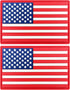 JBCD US American Flag Patch USA Tactical Military Patch - PVC Rubber Hook and Loop Fastener Patch, 2 Pack...