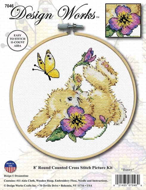 Design Works Crafts Janlynn Counted Cross Stitch Kit, Bunny...