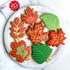 Ann Clark Cookie Cutters Fall Leaves Cookie Cutters 7-Pc. Set Made in the USA, Oak, Teardrop, and Maple Leaf Shapes...