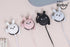 QearFun Bunny Earbuds for Kids with Ear Hooks, Kawakii Wired Over Ear Headphones Earphones Gifts for School Girls and Boys with Microphone & Ear L...