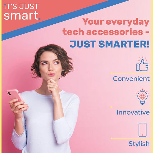 Ultra Slim Wireless Charging Pad for Phones by It’s Just Smart, Fast Charger for iPhone 15 14, Samsung S24 S23, Google Pixel 8 Pro, Android Phones...