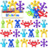 Suction Toys Kids Bath Toys: 24 Pcs Kids Sensory Suction Toys No Hole Bath Toys, Great Suction Fidget Toys Windows Travel Airplane Suction Cup Toy...