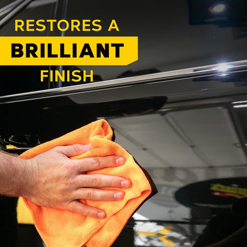 Meguiar's Quik Scratch Eraser Kit, Car Scratch Remover for Repairing Surface Blemishes, Car Care Kit with ScratchX, Drill-Mounted Pad, and Microfi...