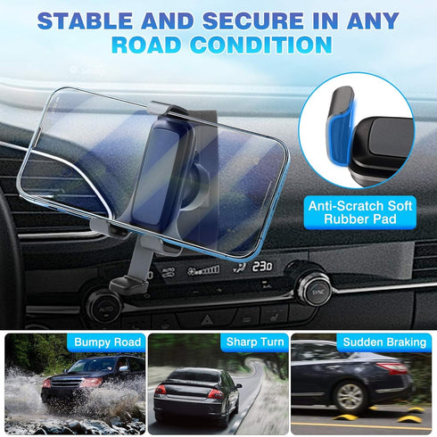 Car Phone Holder for 2019-2023 2024 Mazda CX-30 Accessories Air Vent Cell Phone Mount Handsfree Thick Case Friendly Car Mount for 4-7 inch Phone S...