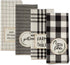 DII Home Sweet Farmhouse Kitchen Collection, Dishtowel Set, 18x28, Black, 4 Count...