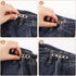 lasuroa 6pcs Jean Button Pins, Adjustable Waist Buttons Removable Pant Waist Tightener Clip No Sewing Required Waist Adjuster for Pants Button Adj...