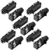 uxcell 10 Pcs 6.35mm 1/4 Inch Stereo Socket 4 Pins PCB Panel Mount Connectors Headphone Mono Thread Lock Audio Jack Connector for DIY Replacement ...