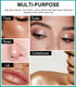 Erinde 4 Colors Eyeshadow Stick, Eye Brightener Stick, Shimmer Creamy Eye Shadow Makeup, Long Lasting Waterproof Glitter Highlighter Eye Liner Pen...