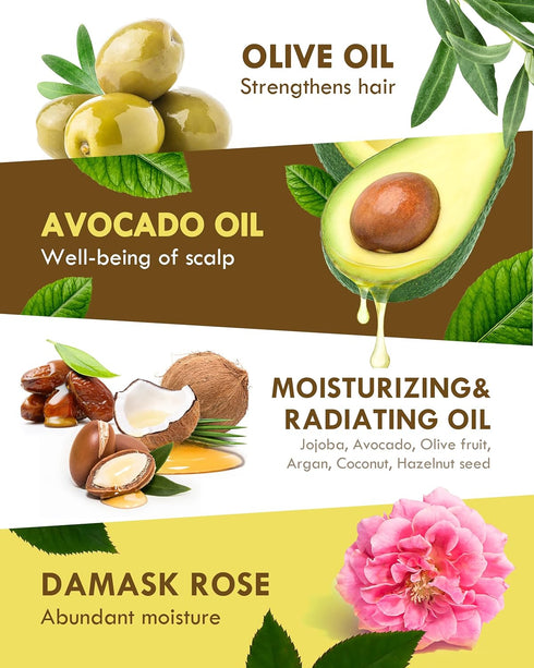 LABIOTTE Silk Oil Hair Treatment for Repair, Frizz Control & Shine - With Jojoba Oil for Dry, Damaged Hair Growth - 5.07 Fl Oz...