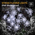 Solar Flower String Lights Outdoor Waterproof 50 LED Upgraded Flower Fairy Light for Garden Fence Patio Yard Christmas Tree Lawn Party (Cool White...