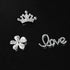 Rhinestone Bling Decoration Charms, Diamond Trend Designer Luxury Cute Jewelry Shoe Accessories for Women Girl Gifts(Silver)...