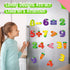 Magnetic Numbers & Math Symbols, Educational Learning Tool for Kids Math Recognition 25PCS Magnets Include 20PCS 0-9 Numbers & 5 Math Symbols (Gre...