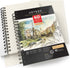 ARTEZA Mixed Media Sketchbook, 5.5 x 8.5 Inches, Pack of 1, 60 Sheets, Micro-Perforated Spiral-Bound Paper Pad for Wet and Dry Media...
