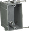 Hubbell-Raco 7302RAC Single Gang Cable Box with Captive Nails, 2-1/4" x 3-19/32", 3.84...